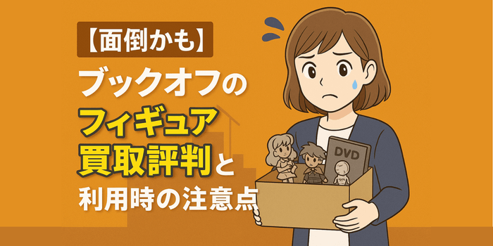 【面倒かも】ブックオフのフィギュア買取評判と利用時の注意点
