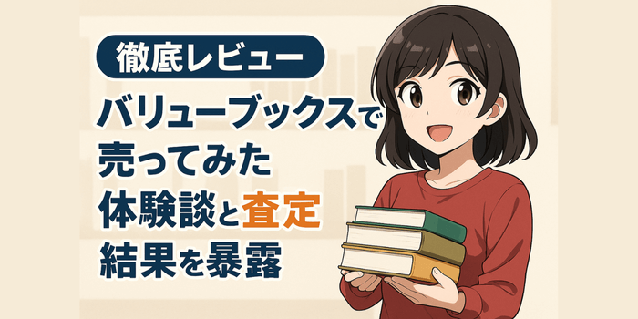 【徹底レビュー】バリューブックスで売ってみた体験談と査定結果を暴露