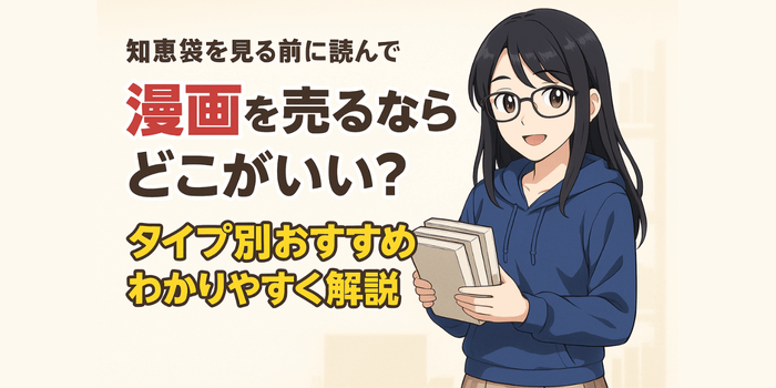 【知恵袋を見る前に読んで】漫画を売るならどこがいい？タイプ別おすすめをわかりやすく解説