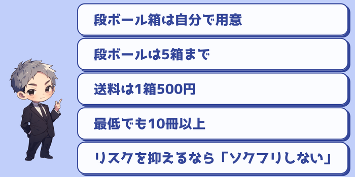 バリューブックス利用時の注意点