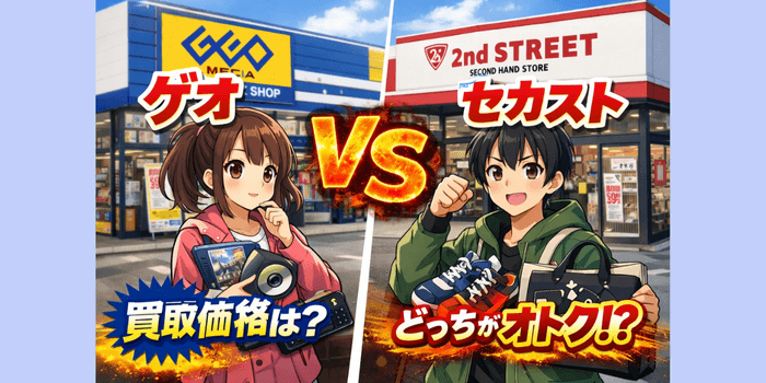 【iPhoneはどっち】ゲオとセカストどっちが高く売れるか理由付きで紹介